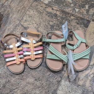 Girls CAT & JACK SANDALS SZ 11